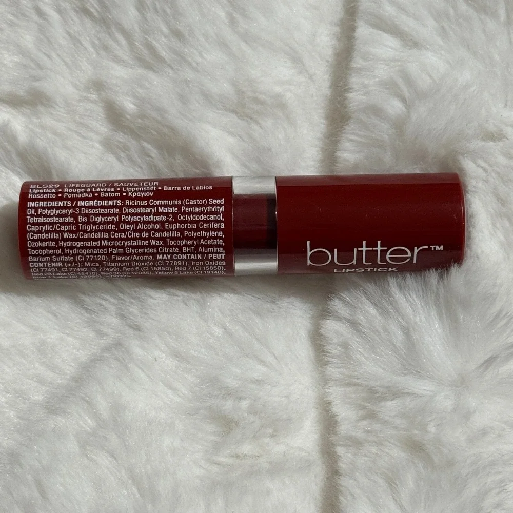 NYX Butter Lipstick - Lifeguard BLS29 - Deep Brick Red - NEW‎ Discontinued Rare
